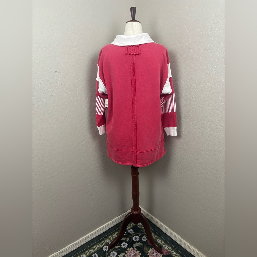 NWT -‎ Free People - Clean Prep Polo Pullover - Picture 3 of 9
